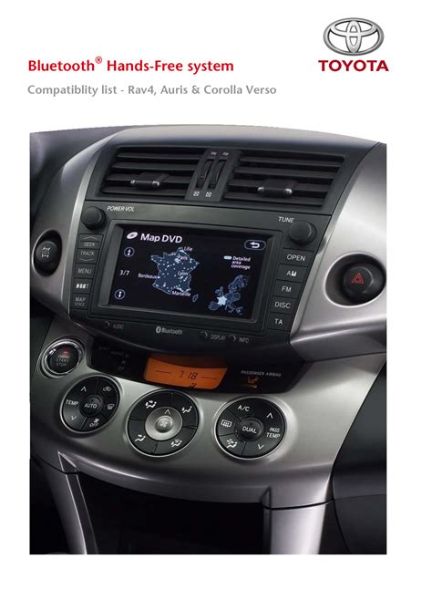 2010 Toyota Rav4 Uim Bluetooth Hands Free System Lhd Manual and Wiring Diagram