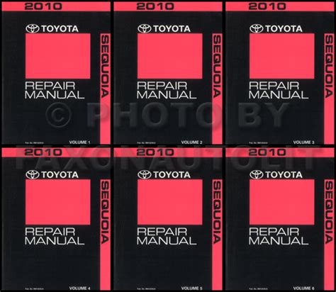 2010 Toyota Sequoia Maintenance Manual and Wiring Diagram