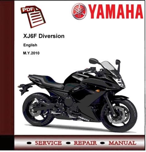 2010 Yamaha Xj6f Xj600 Diversion Service Repair Manual