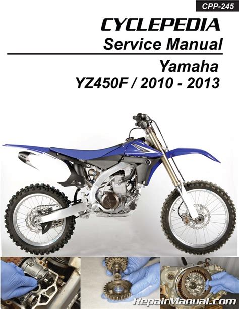 2010 Yamaha Yz450f Service Repair Manual Motorcycle Pdf Download Detailed And Specific