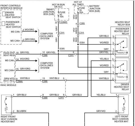 2010 mustang gt seat wire diagrams 