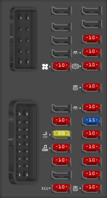 2010 nissan frontier fuse box 