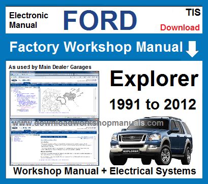 2011 2012 Ford Explorer Workshop Repair Service Manual Best Pdf 1300mb