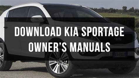 2011 2012 Kia Sportage Workshop Service Repair Manual Download