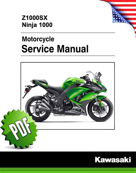 2011 2013 Kawasaki Z1000sx Abs Service Repair Manual Motorcycle Pdf Download