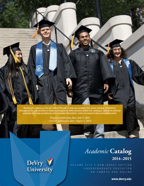 2011 Academic Catalog Devry University