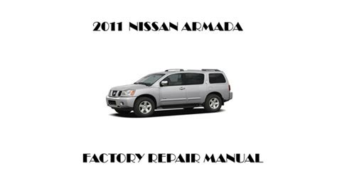 2011 Armada Service And Repair Manual Wa60