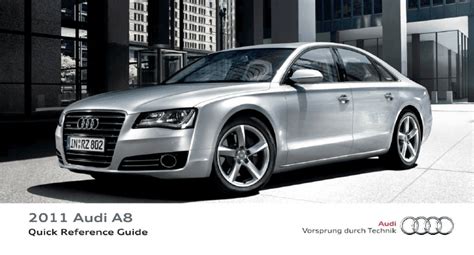 2011 Audi A8 Quattro Service Repair Manual Software