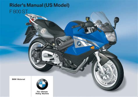 2011 BMW F 800 ST Manual and Wiring Diagram