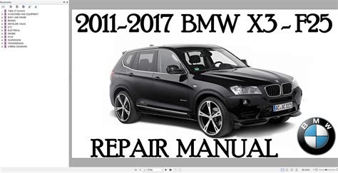 2011 Bmw X3 Service Repair Manual Software