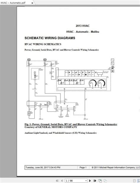 2011 Chevy Malibu Wiring Diagram