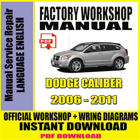 2011 Dodge Caliber Service Repair Manual