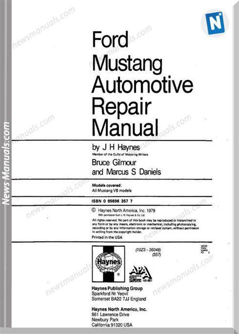 2011 Ford Mustang Service Repair Manual Software