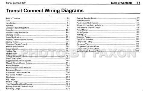 2011 Ford Transitconnect Manual and Wiring Diagram