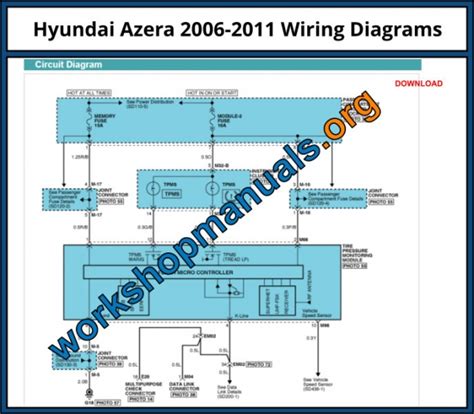 2011 Hyundai Azera Manual and Wiring Diagram