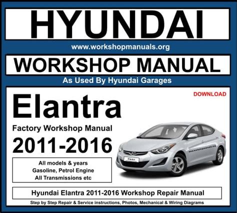 2011 Hyundai Elantra Service Repair Manual Software