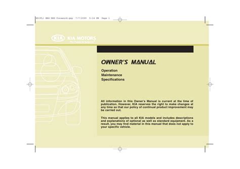 2011 Kia Cee D Rhd UK Australia Manual and Wiring Diagram