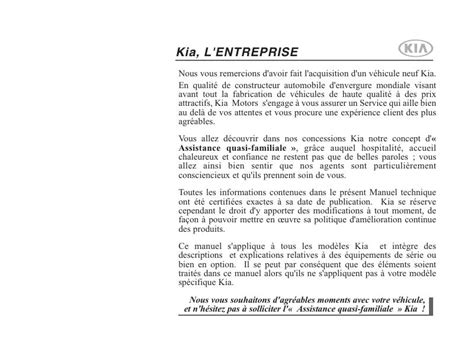2011 Kia Picanto Manuel DU Proprietaire French Manual and Wiring Diagram