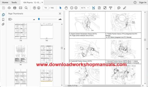 2011 Kia Picanto Rhd UK Australia Manual and Wiring Diagram