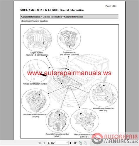 2011 Kia Soul 2 0l Service Repair Manual