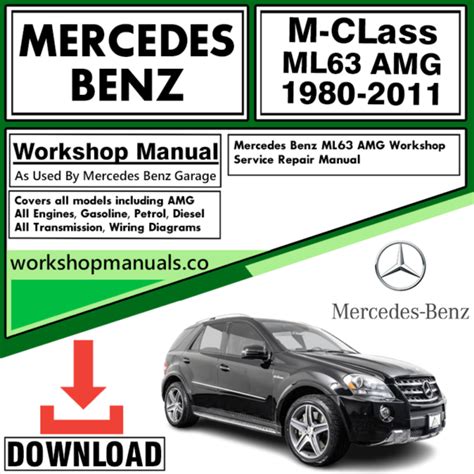 2011 Mercedes Benz M Class Ml63 Amg Owners Manual