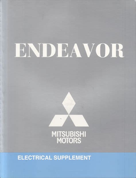 2011 Mitsubishi Endeavor Manual and Wiring Diagram