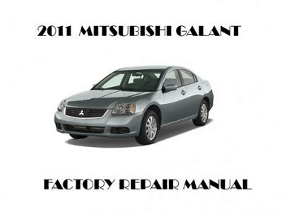 2011 Mitsubishi Galant Service Repair Manual Software