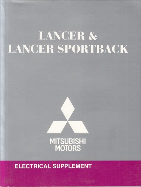 2011 Mitsubishi Lancer Sportback Manual and Wiring Diagram