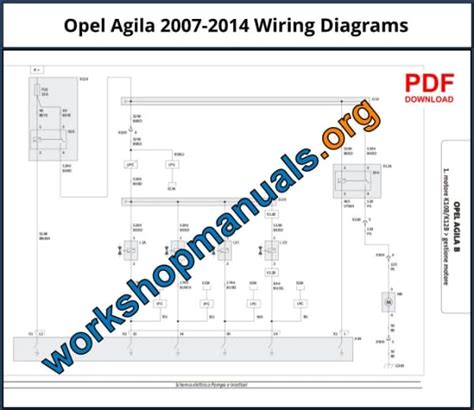 2011 Opel Agila Manual and Wiring Diagram