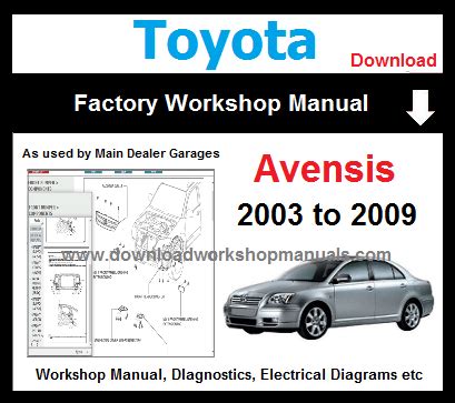 2011 Toyota Avensis Tpa Front Lhd Manual and Wiring Diagram