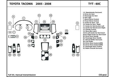 2011 Toyota Tacoma Dash Wiring Diagram