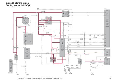 2011 Volvo V70 Xc70 S80 Wiring Diagram Service Manual