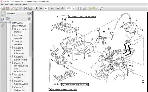 2011 Yamaha Grizzly 350 Irs 4wd Hunter Atv Service Repair Maintenance Overhaul Manual