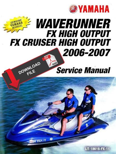 2011 Yamaha Waverunner Fx Cruiser Ho Fx Ho Service Manual Wave Runner