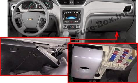 2011 chevrolet traverse fuse box location 