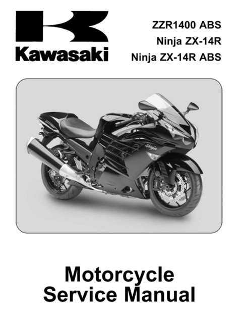 2012 2013 Kawasaki Zzr1400 Abs Service Repair Manual Motorcycle Pdf Download