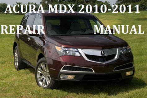 2012 Acura Mdx Service Repair Manual Software