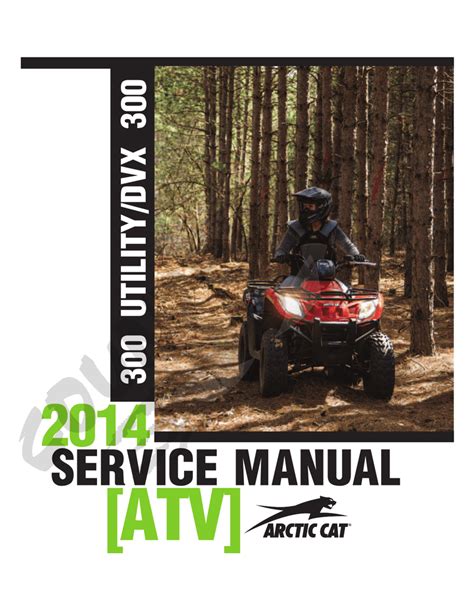 2012 Arctic Cat 300 Utility Dvx300 Atv Service Manual