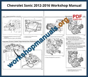 2012 Chevrolet Sonic Service Repair Manual Software