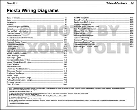 2012 Ford Fiesta Manual and Wiring Diagram