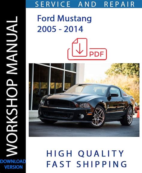 2012 Ford Mustang Workshop Repair Service Manual More Than 330mb Complete Manual