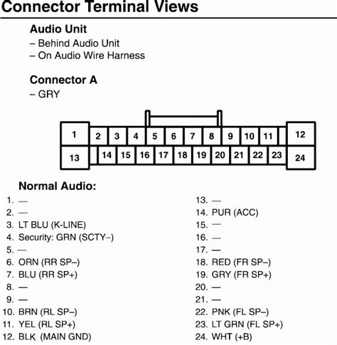 2012 Honda Civic Radio Wiring