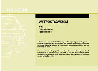 2012 Hyundai I40 Instruktionsbog Danish Manual and Wiring Diagram