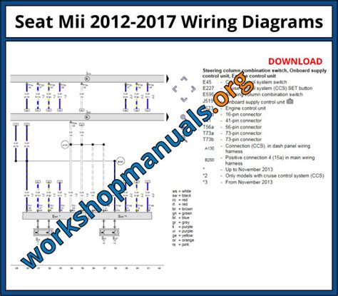 2012 Seat Mii Manual and Wiring Diagram