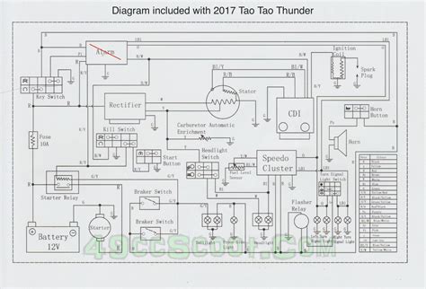 2012 Taotao 49cc Scooter Wiring Diagram