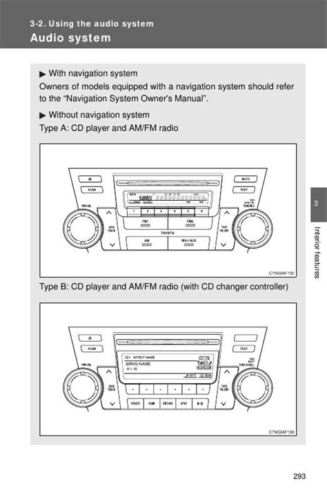 2012 Toyota Highlander Using The Audio System Manual and Wiring Diagram