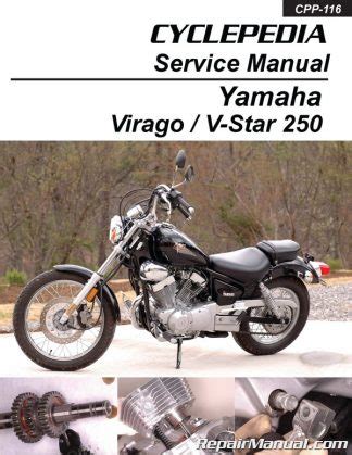 2012 Yamaha Virago 250 V Star 250 Motorcycle Service Manual