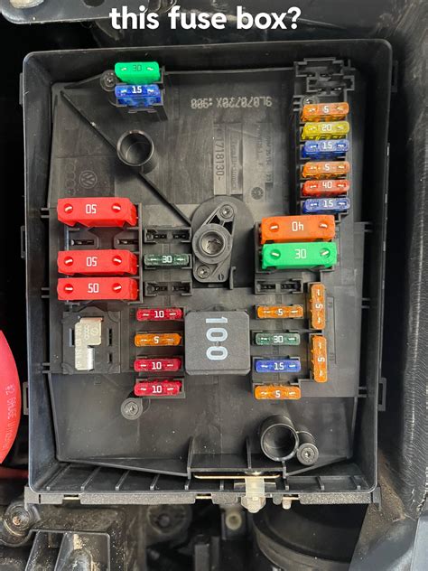 2012 vw tdi fuse box 