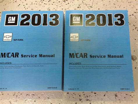 2013 Chevy Spark Service Manual From Gm China