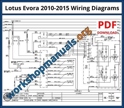 2013 Lotus Evora Manual and Wiring Diagram